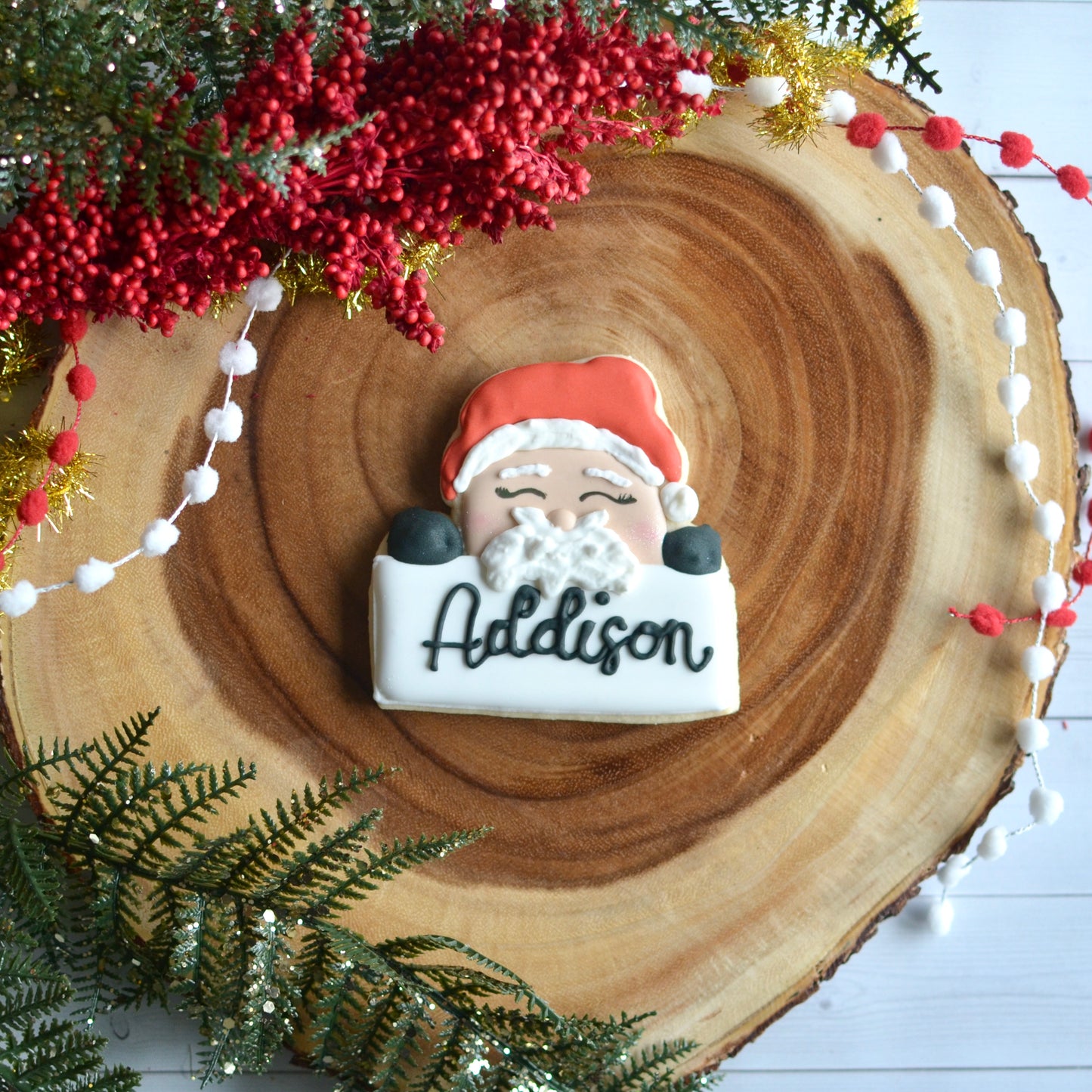 Santa Plaque