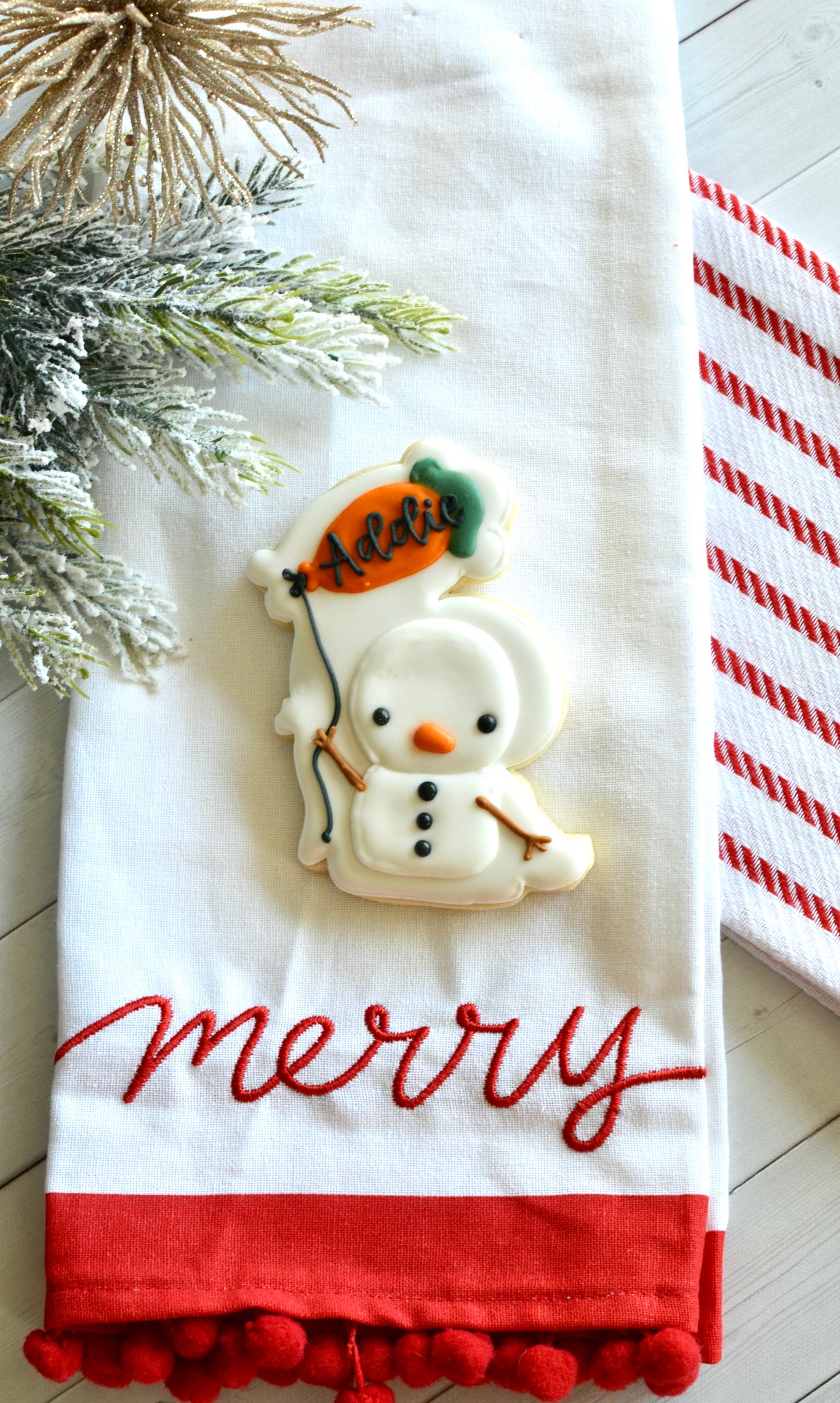 Personalize Snowman Plaque