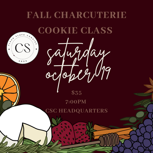 Fall Charcuterie Cookie Class